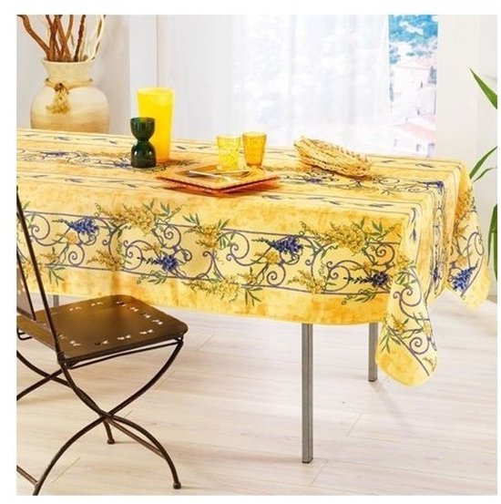 Rechthoekig vlekbestendig tafelkleed (145 x 240 cm) Stylis Blauw
