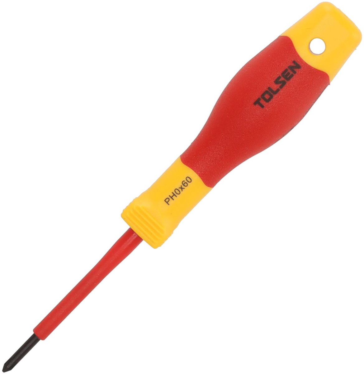 Tolsen Schroevendraaier VDE Premium - Kruiskop Schroevendraaier PH0 x 60 mm