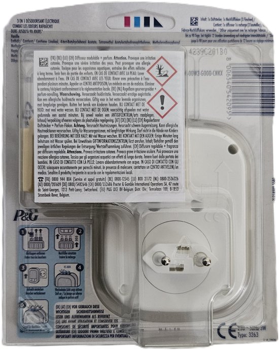 Febreze 3Volution Elektrische Geurverspreider Vanille - 1 x Starterkit ...