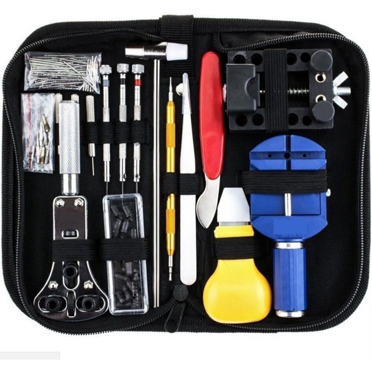 147-delige horloge reparatieset - Toolkit voor Horloge Reparatie - Professionele veerstaaf gereedschapset - Gereedschap voor de achterkant van het horloge