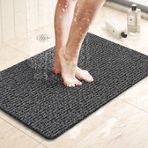 BOTC Douchemat Antislip - Douchemat Antislip voor Douche - 60x40CM - Antislipmat Douche - Zwart