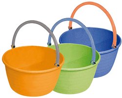 Brunner Vinis Emmer 14 Liter - Kunststof - Stevig Handvat - Ø35 cm - Voor Camping, Tuin en Huishouden - Willekeurige Kleur