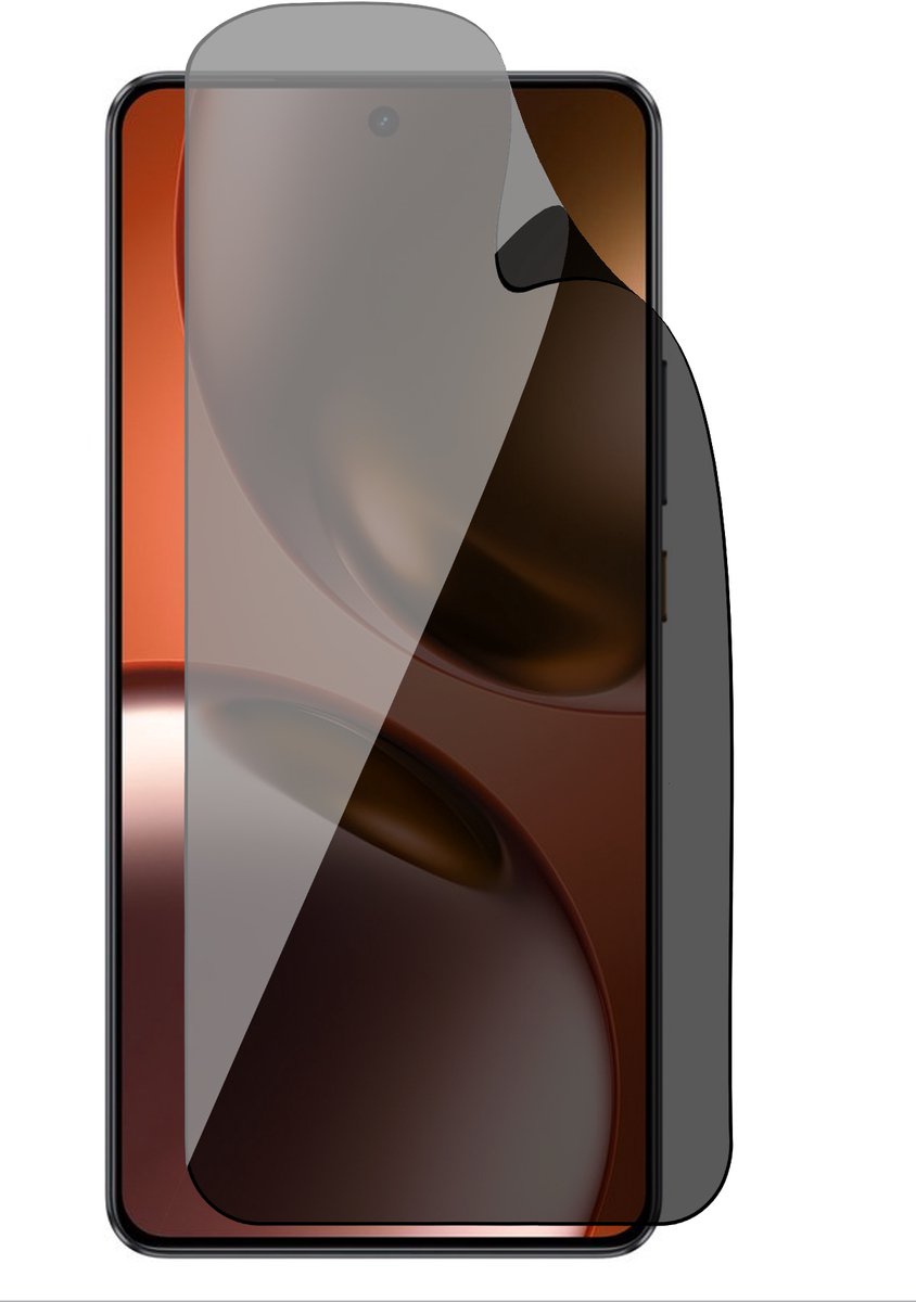 Privacy Screenprotector geschikt voor Realme GT 7T - 1x FlexGuard Screen Protector