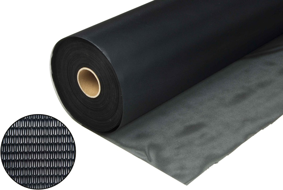 Anti-pollengaas 120 cm zwart