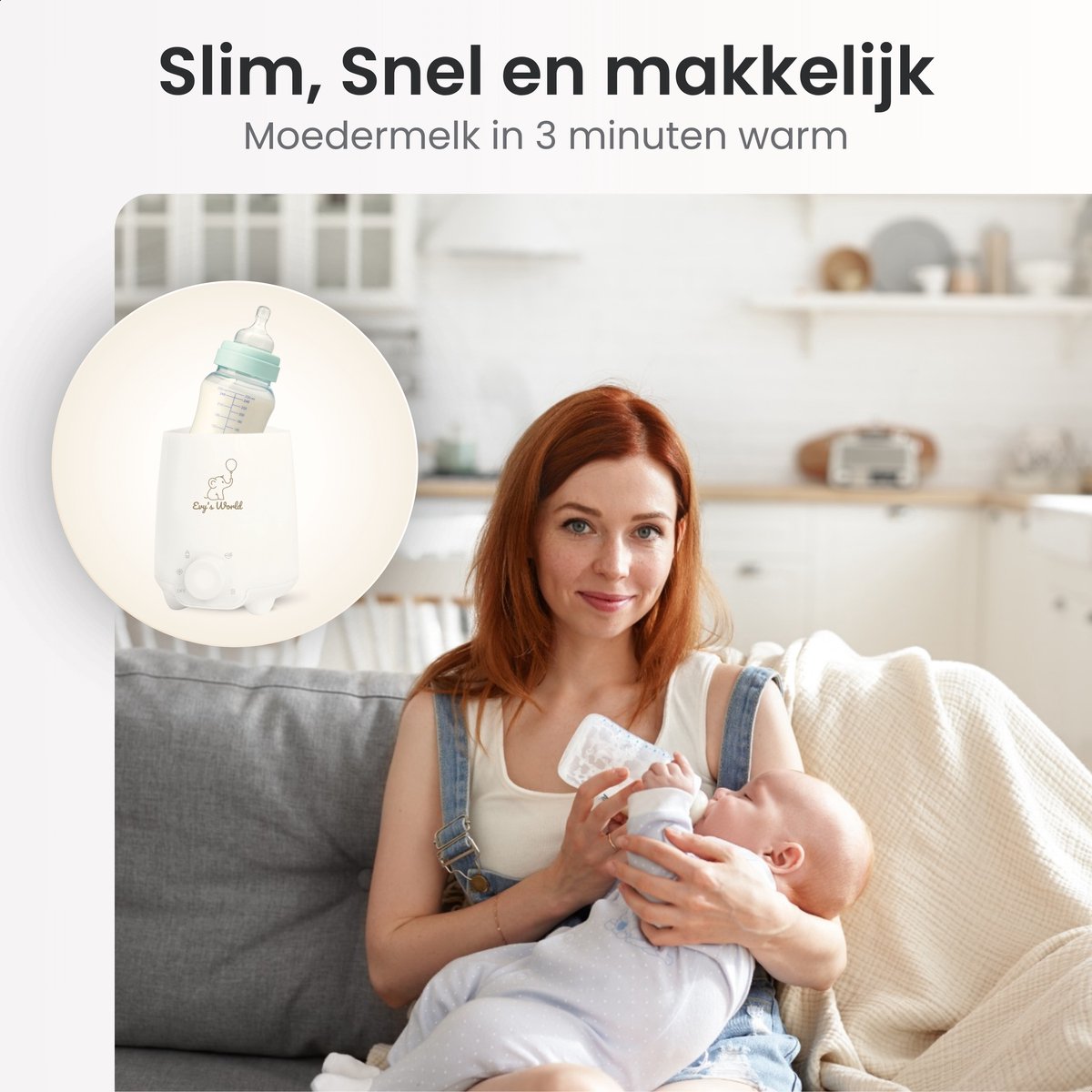 Flessenwarmer 4-in-1 - Opwarmen & Steriliseren thumbnail 6
