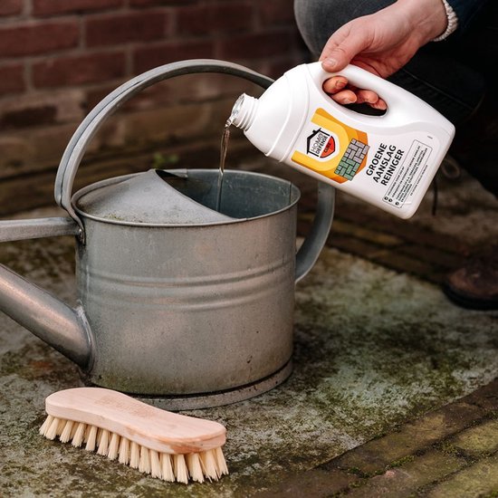 Home Defense - Groene aanslag reiniger - 1L vloeistof voor 100m² - Werkt Snel en Effectief - Terrasreiniger - Groene aanslag verwijderaar van Merkloos	 — afbeelding 3