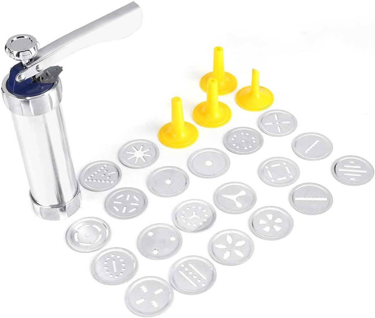 Ibenzoa® Handmatige Koekjesvormmachine - Multifunctionele Biscuit Extruder voor Thuisgebruik