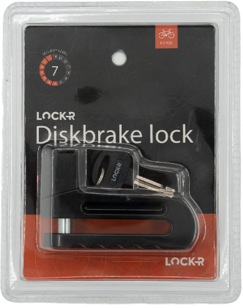 LOCK-R - Schijfremslot - Scooterslot - Fietsslot - Hangslot