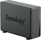 Synology DiskStation DS124 data-opslag-server NAS Desktop Realtek RTD1619B 1 GB DDR4 0 TB DiskStation Manager Zwart