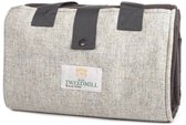 Picknickkleed Leisure Visgraat Grijs - Fleece - Waterdicht - 137x137cm - Tweedmill