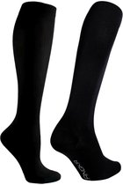 KANGKA® Compressiekousen Maat 39-42 (L/XL) - Steunkousen - Compressie sokken voor Hardlopen, Wandelen, Vliegtuig