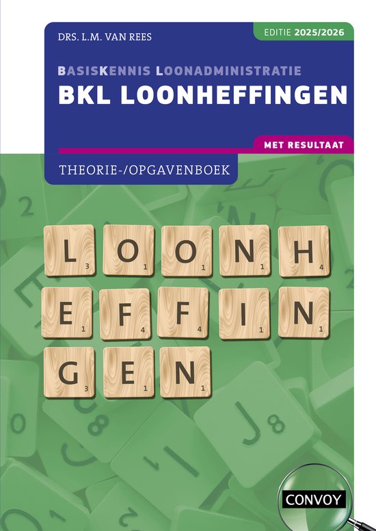 BKL Loonheffingen 2025/2026 Theorie-/opgavenboek - cover