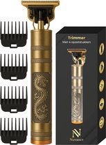 Nuvance - Tondeuse Mannen - Tondeuse Hoofdhaar - Inclusief 4 Opzetstukken - Baardtrimmer en Haartrimmer Mannen - Tondeuses - Usb Oplaadbaar