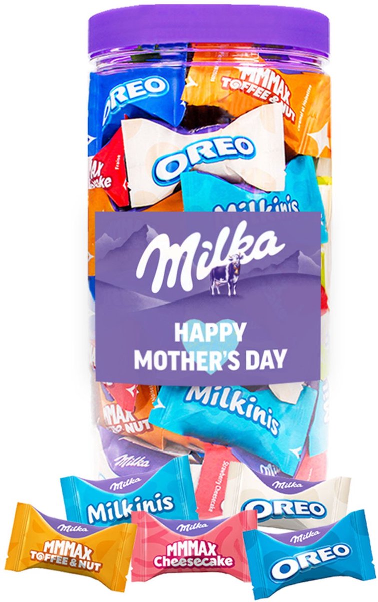 Milka Favourites chocolademix "Happy Mother's Day" - 5 smaken - Moederdag cadeau - 500g