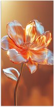 Poster 80x160 cm - Glazen - Bloem - Zonlicht - Posters - Kamer decoratie - Wanddecoratie woonkamer - Muurdecoratie slaapkamer