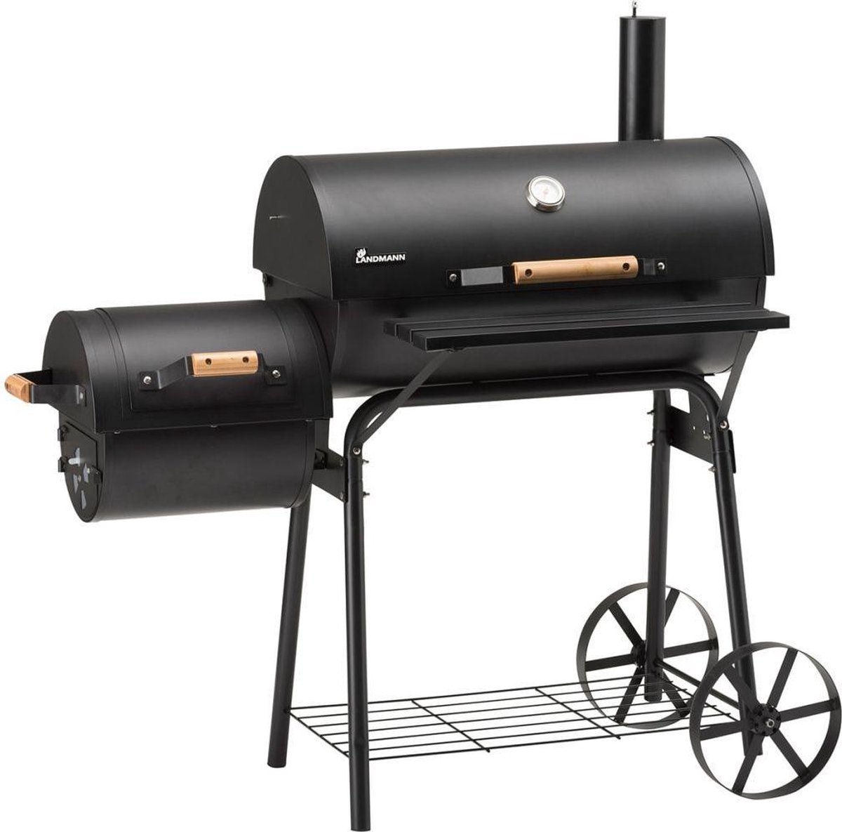 Landmann Grillchef Smoker Tennessee 200 Houtskoolbarbecue - 66x37 cm - Zwart - Grillchef