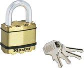 Master Lock Hangslot Excell 52 mm massief messing M5BEURD