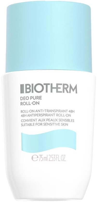 Biotherm Deo Pure Deodorant - Roll-on Deodorant - Frisse Textuur - 48H Anti-Transpirant - Unisex Deodorant - 75ml
