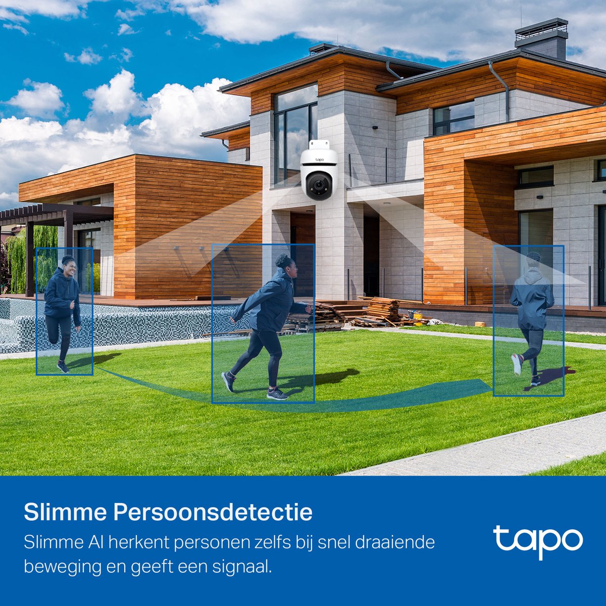 Tapo C500 Beveiligingscamera buiten - Full HD - 360° horizontaal & 130° verticaal - IP65-WiFi Camera – foto 6
