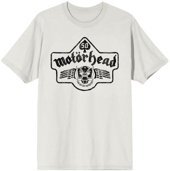 Motörhead 50 Vintage Wings Heren T-shirt - wit - 3XL