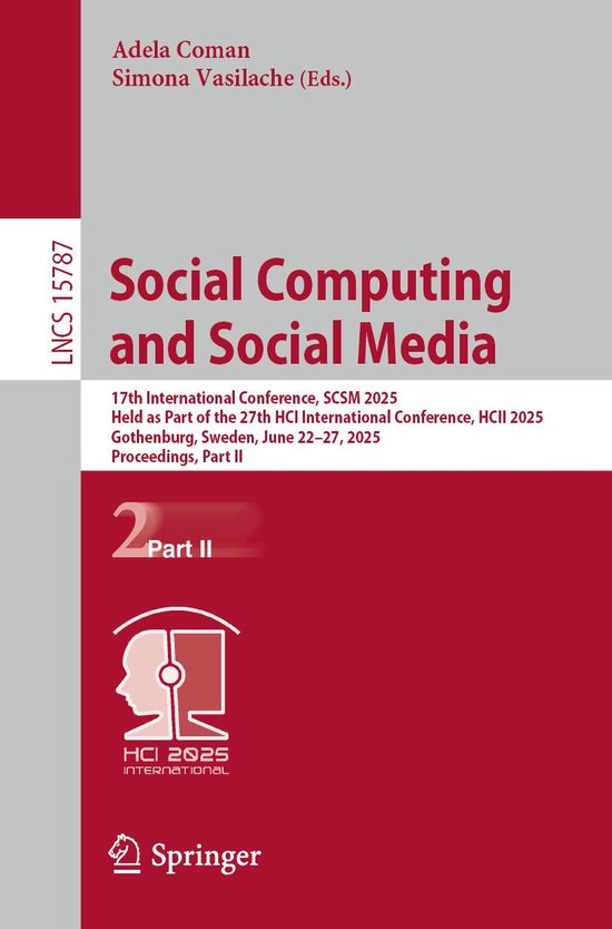 Springer Nature Proceedings Computer Science 2 - Social Comp ... - cover