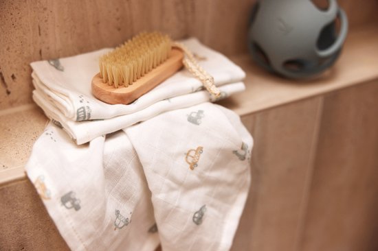 Jollein On The Go 3 Stuks Hydrofiel Washandjes 536-848-68075 van Jollein — afbeelding 3