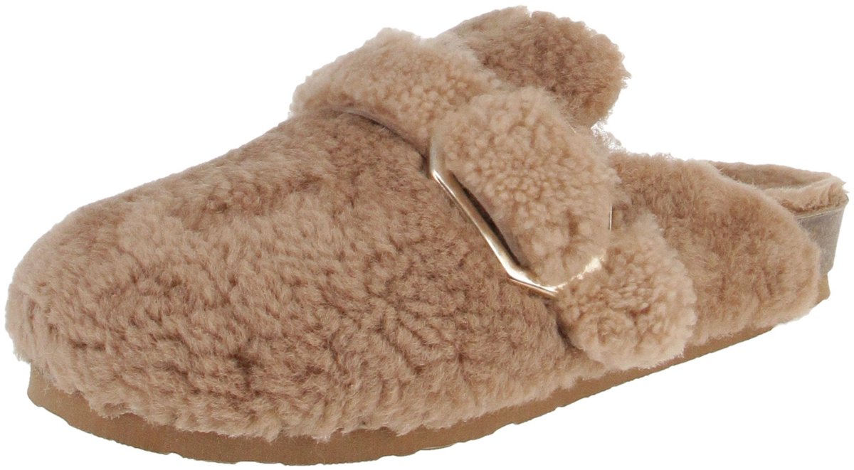 Genuins G104697 Grisel Schapenvacht - Damesschoenen pantoffels - Zand