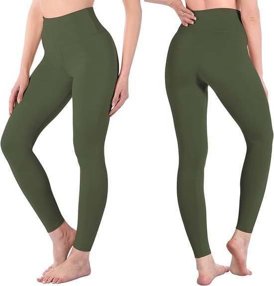 Legging met Hoge Taille voor Vrouwen - Boterzachte Yoga Broekjes voor Sport en Fitnes S/M — afbeelding 4