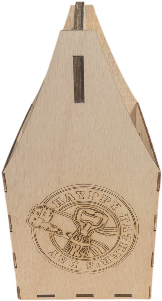 Bierkratje hout Vaderdag, kratje ,Vaderdag