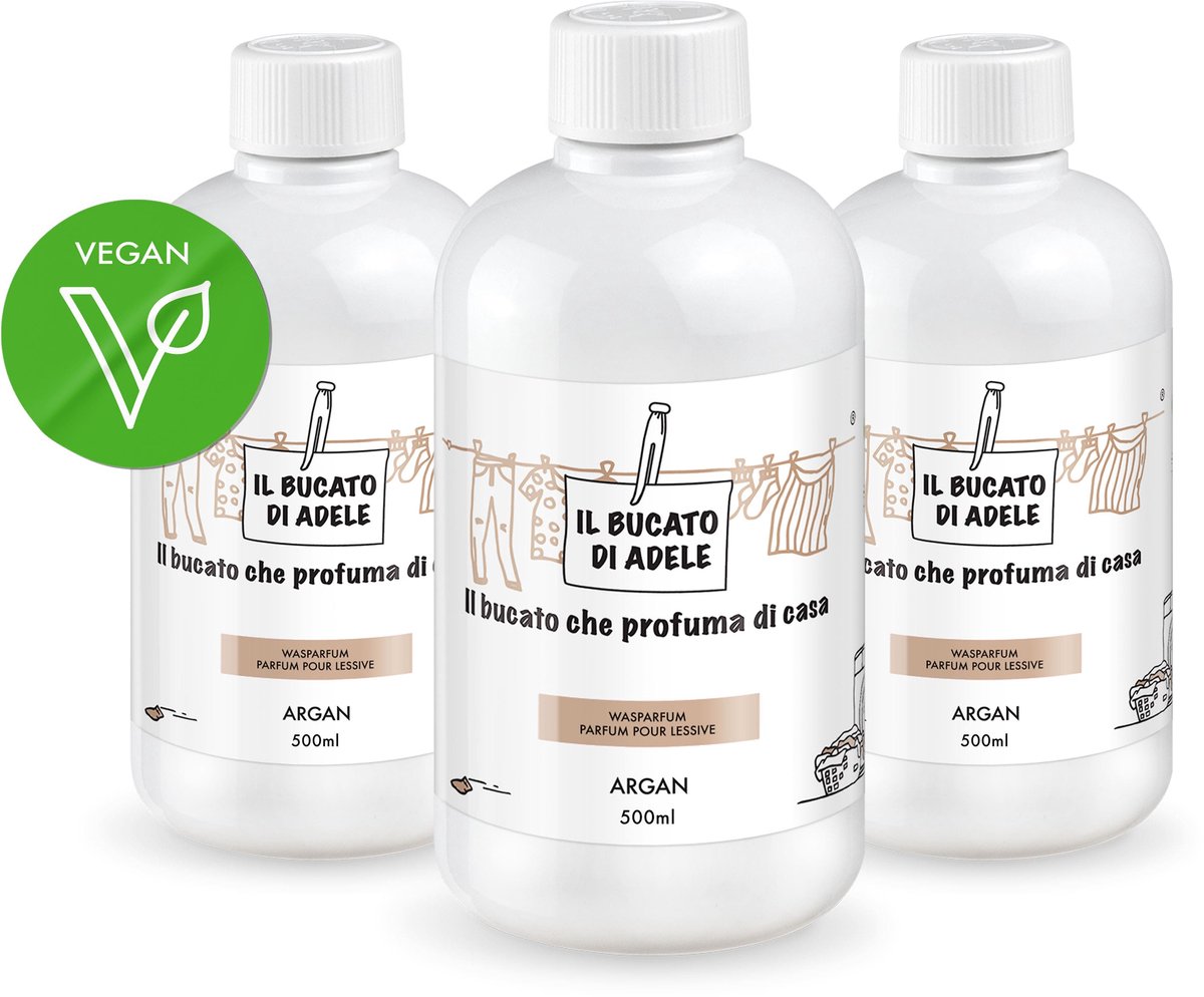 Il Bucato di Adele Wasparfum - Italiaanse Was Parfum - Argan 3x 500ml