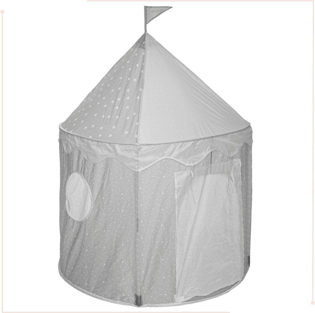 MISOU Pop Up Speeltent voor Kinderen - Kindertent Voor Jongens - Geschikt voor Binnen & Buiten - 120x120x160cm - Speelhuisje Kind - LILY Blauw — afbeelding 4