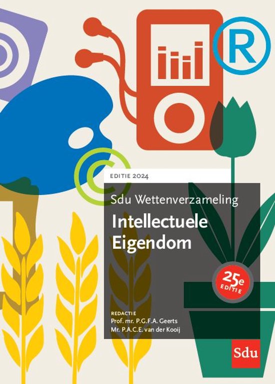 Sdu wettenverzameling - Sdu wettenverzameling intellectuele  ... - cover
