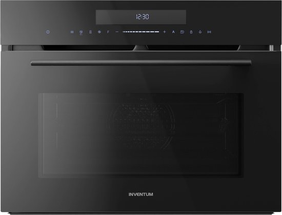 Inventum IMC4535GT - Inbouw combi-oven - Hetelucht - Magnetron - Grill - 50 liter - 45 cm hoog - Tot 250 graden - Zwart