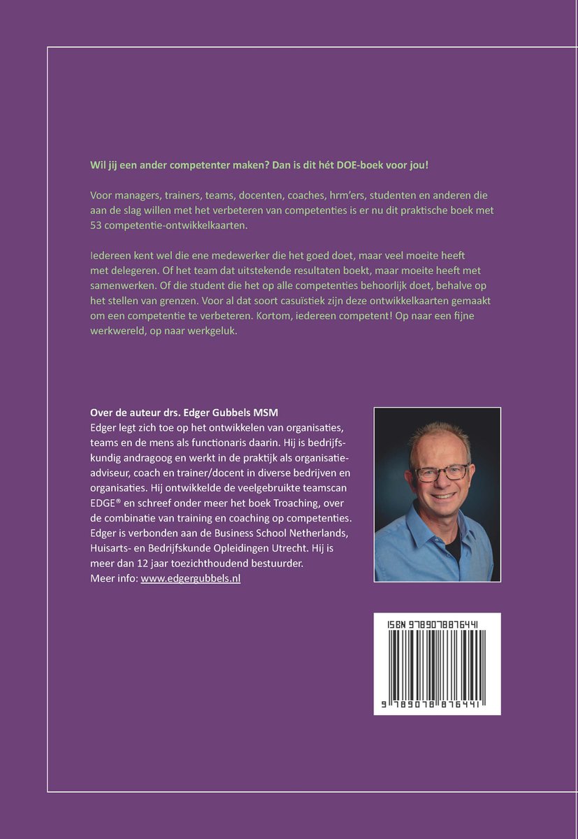 Foto van Edger Gubbels, auteur van het boek.