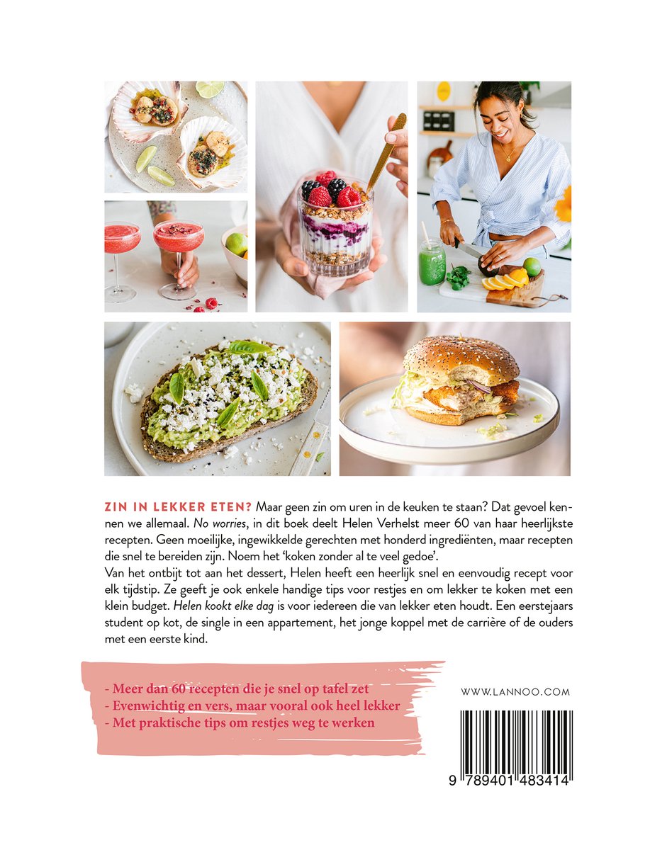 Helen kookt elke dag - back cover
