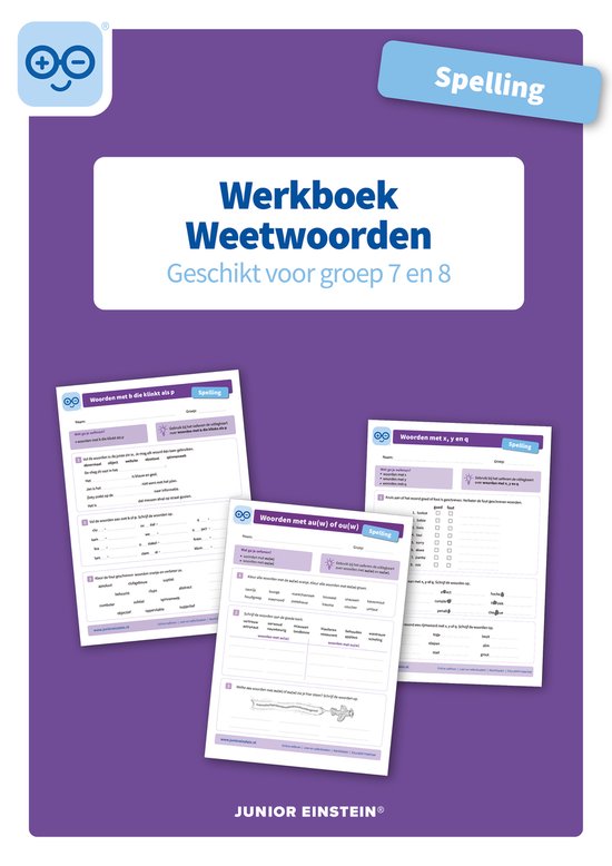 Spelling Weetwoorden groep 7 en 8 Werkboek - cover