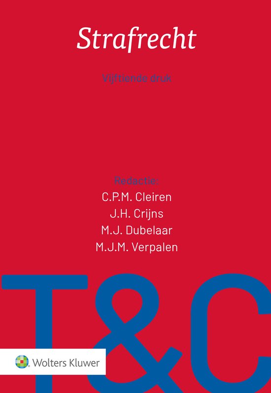 Tekst & Commentaar - Strafrecht - cover
