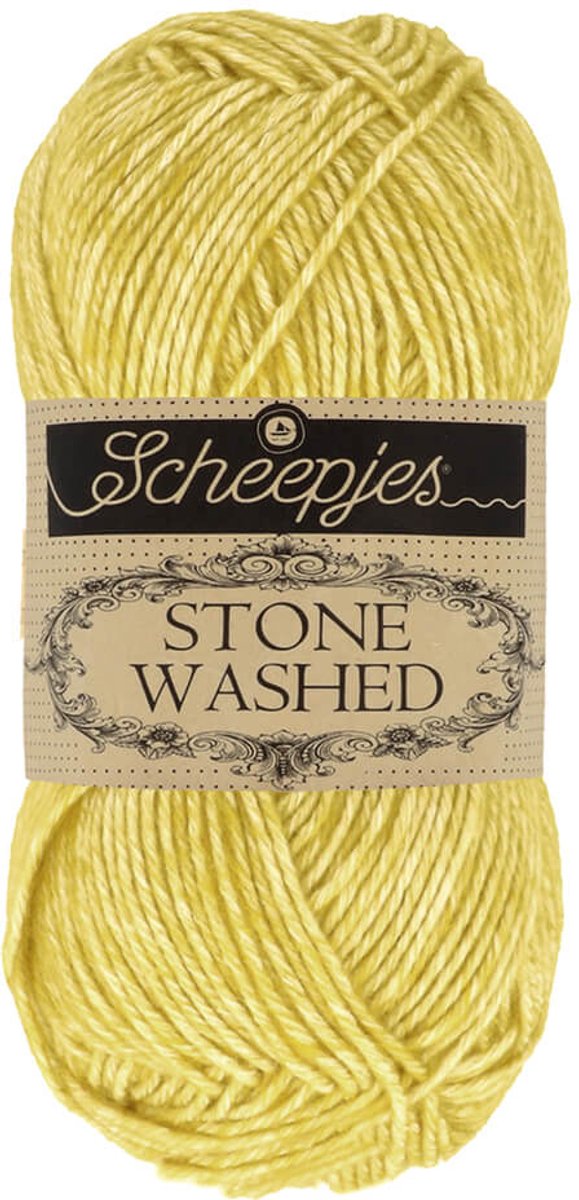 Scheepjes Stone Washed 50 gr - 812 Lemon Quartz