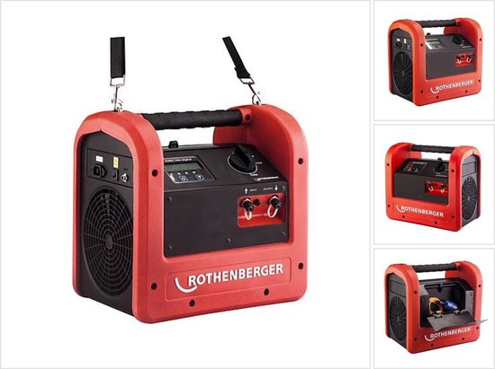 Rothenberger ROREC PRO Digital Unité d'extraction de fluide frigorigène - 734 Watt - 38,5 bar - 1500002637