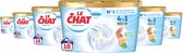 Bol.com Le Chat Discs Sensitive - Wascapsules - Tegen Hardnekkige Vlekken - Voor Schitterende Witten en Kleuren - Voordeelverpak... aanbieding