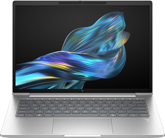 HP EliteBook 6 EB6G1q14AI X1P4210 14 32GB/1T PC NL Copilot+ PC Qualcomm Snapdragon X1P-42-100 Laptop 35,6 cm (14") WUXGA LPDDR5x-SDRAM 1 TB SSD Wi-Fi 7 (802.11be) Windows 11 Pro Zilver - HP - Hoofdafbeelding