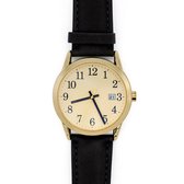 Tyme Cambridge Heren Horloge - 38mm Crème/Bruin- Horloges voor Mannen - Polshorloge - Uurwerk - met Cadeauverpakking