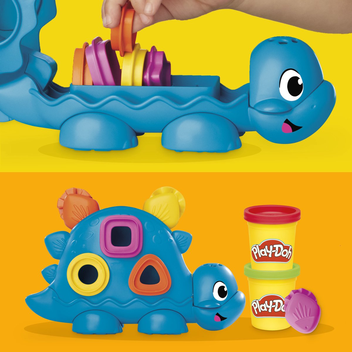 Play-Doh Dino Vormen en Kleuren speelset - boetseerklei — afbeelding 6