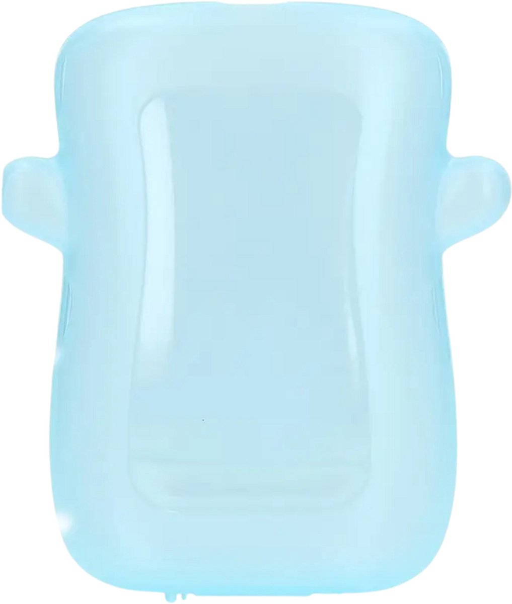 HHHK - Knijpfruit houder - Knijpfruit flesje - Anti mors - Zelf motoriek - Babyvoeding - Kindervoeding - Blauw