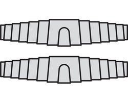 FELCO 5/91 Reserveveren vernikkeld (set van 2) voor snoeischaren