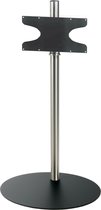 Cavus vloerstandaard met zwarte voet voor TV's tot 65 inch - 150 cm hoog