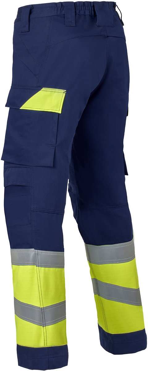HAVEP Werkbroek Multiprotector 80567 - Marine/Fluo Geel - 60