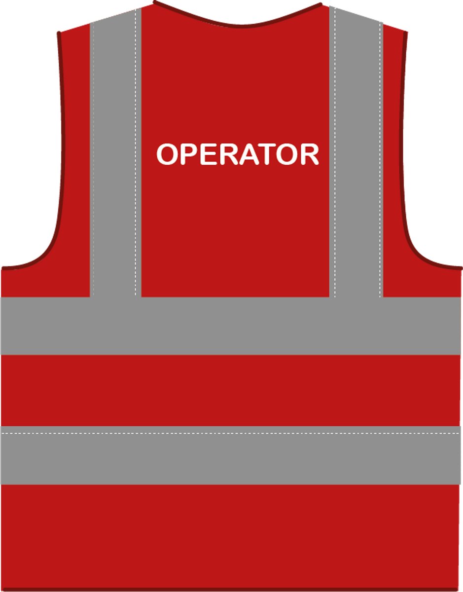 Operator hesje RWS rood