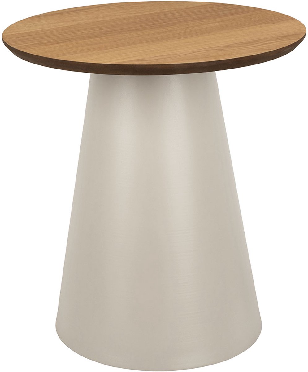 Giga Living Salontafel Skagen - Naturel/Grijs - 45x45x48 cm