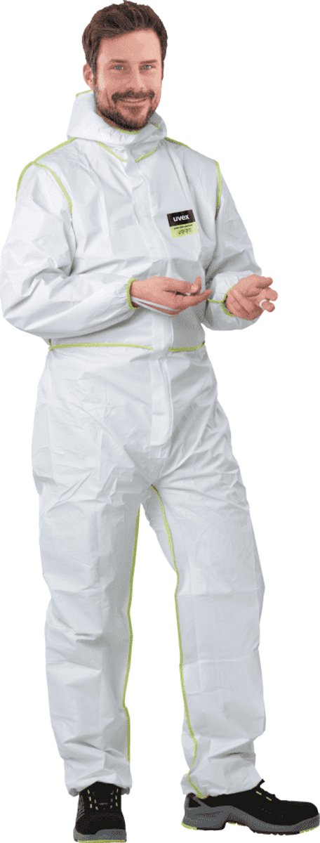 Uvex 9877 chemisch bestendige wegwerpoverall L